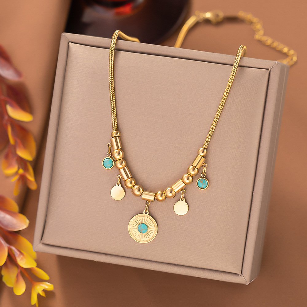 Retro Gold Plated Necklace