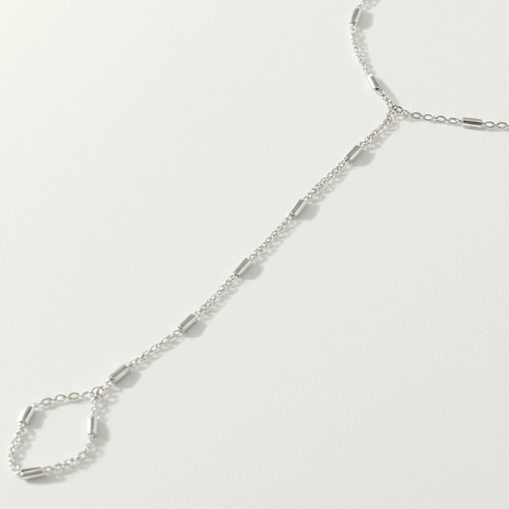 Stainless Steel Bar Link Hand Chain