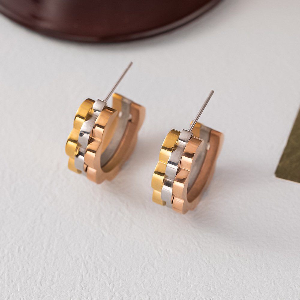 Trending Designed Stainless Steel Earrings