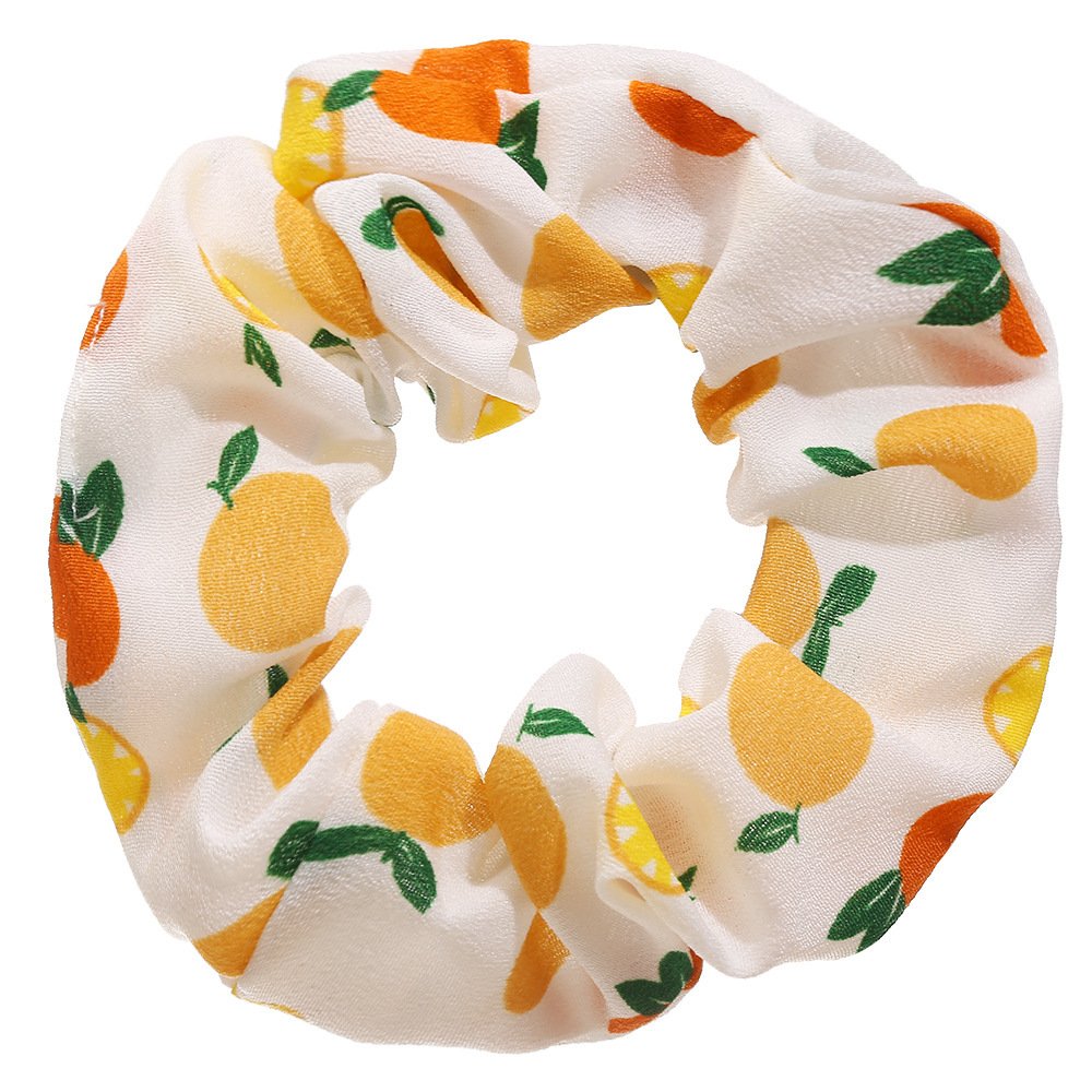Fruit Pattern Scrunchy Hair band
