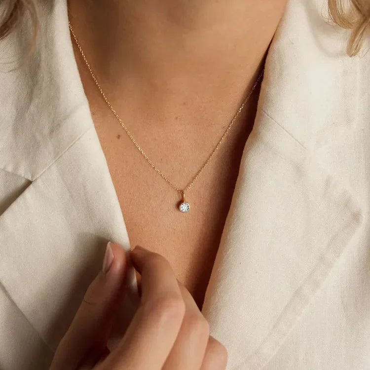 Personalized Birth Stone Necklace - Perfect for Gift