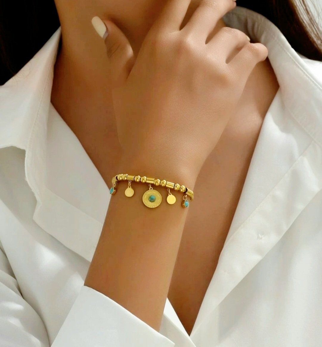 Retro Gold Plated Adjustable Bracelet