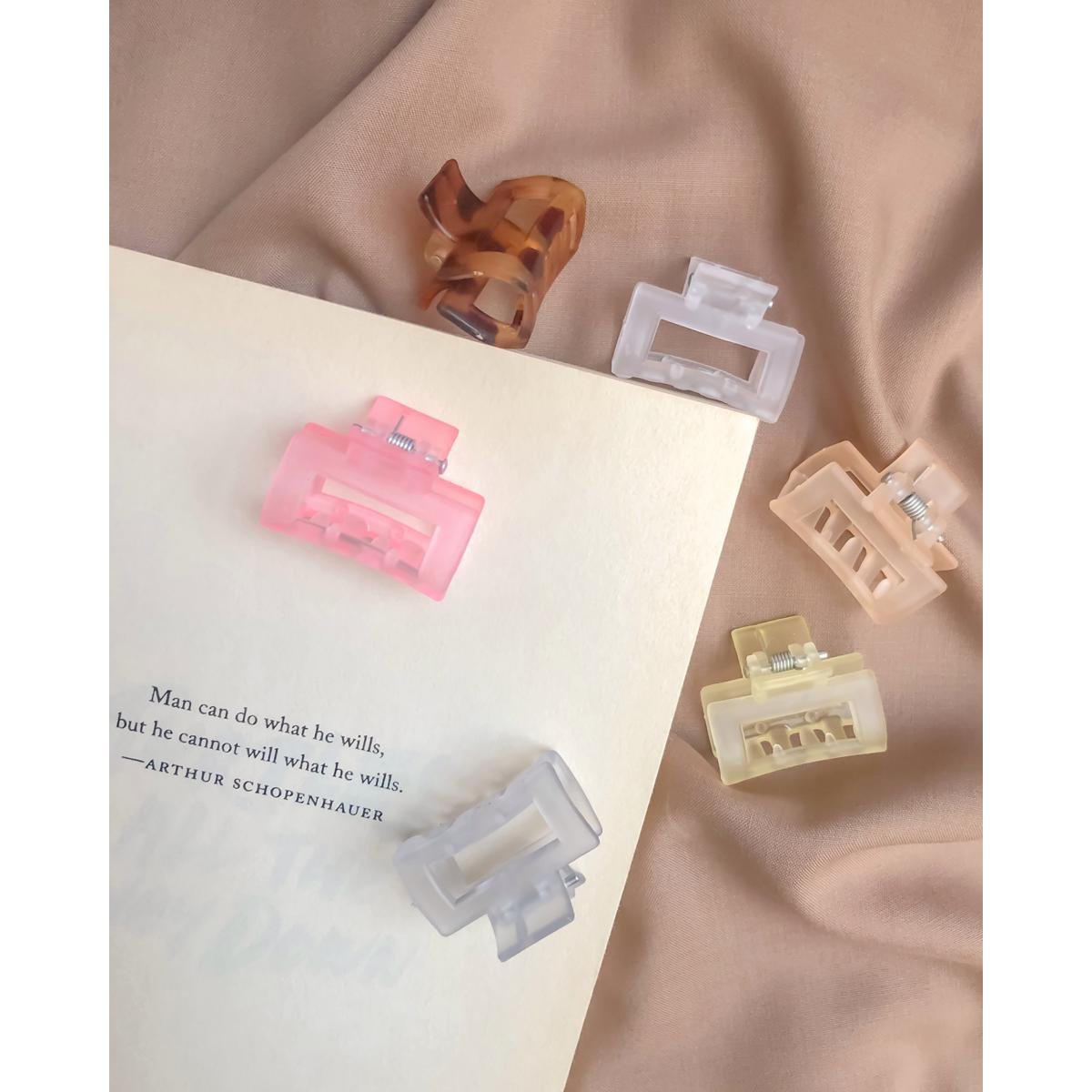 Multicolor small hair catchers - Hair accessories - Hair clips