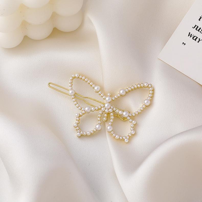 Korean Yang Chaoyue Butterfly Pearl Hairpin