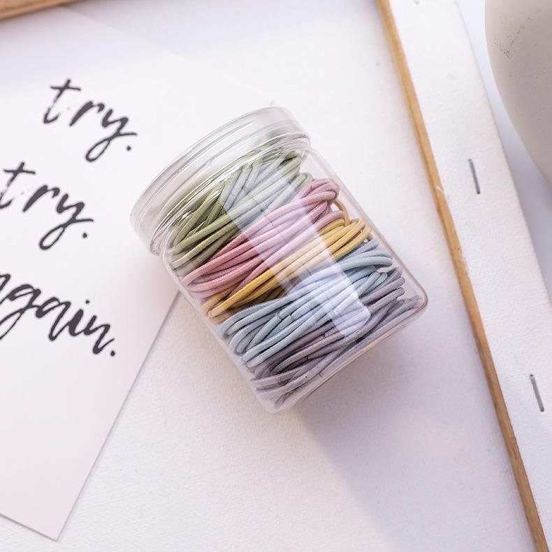 100 Gen Mori Female Color Hair band Korean Rubber Band