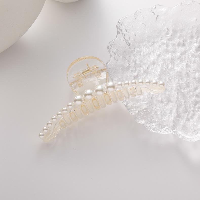 Korean Version Pearl Hair Clip Catcher