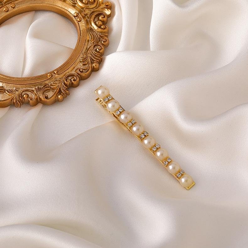 Japanese Pearl Long Simple Hairpin