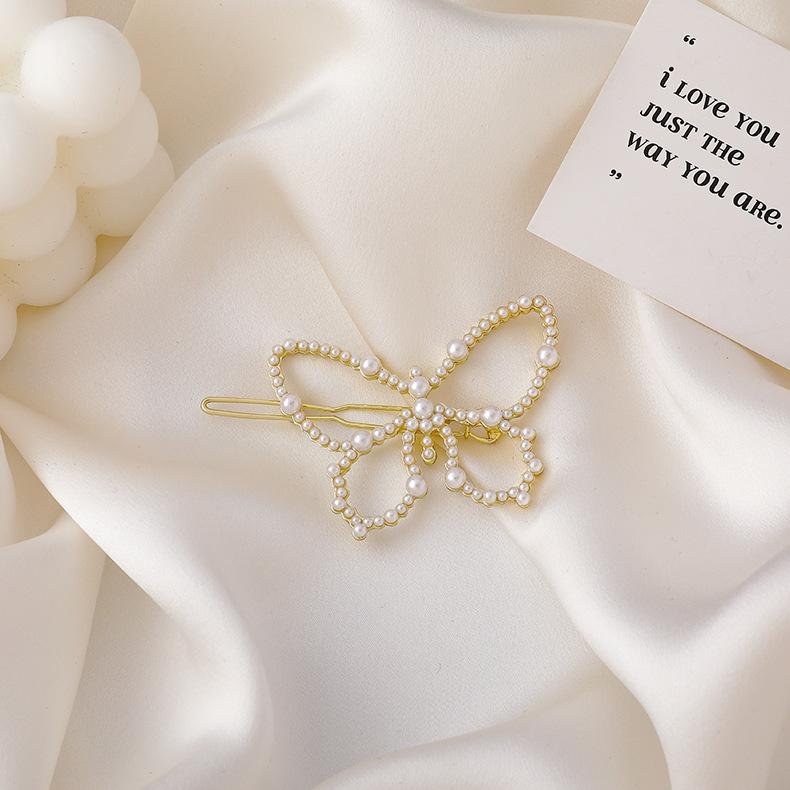 Korean Yang Chaoyue Butterfly Pearl Hairpin