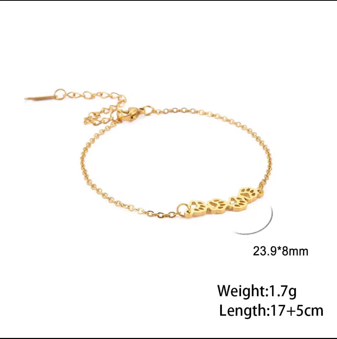 For The Love of Cats PAW Bracelet