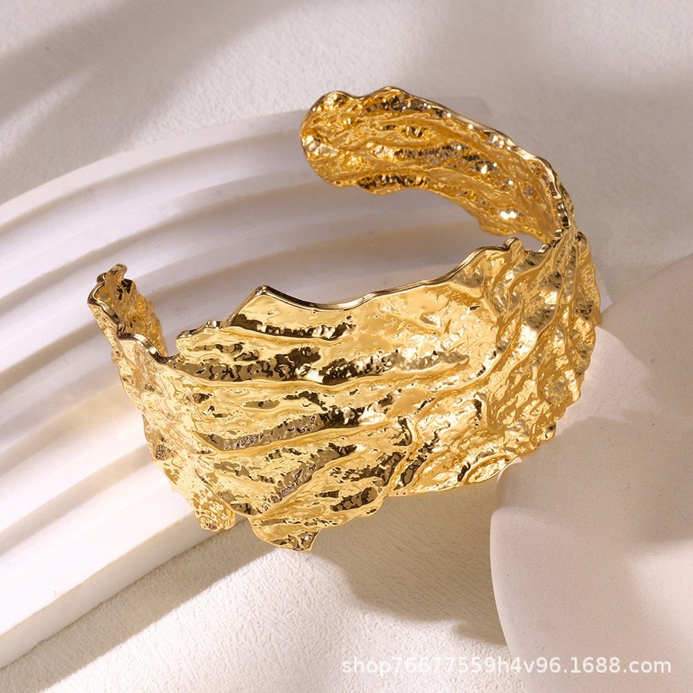 Golden Goddess Cuff - Statement Bangle