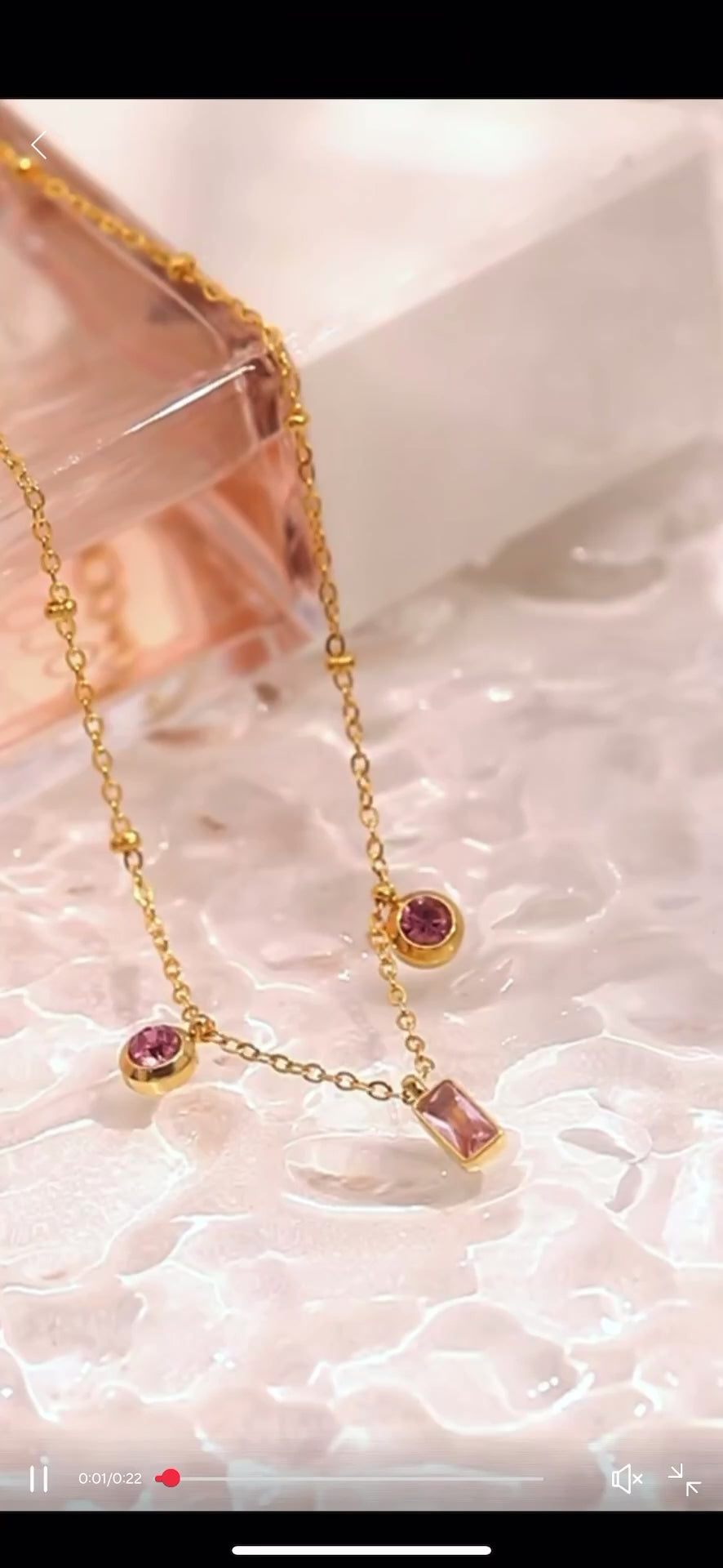 Minimal Elegant Thin Chain Necklace