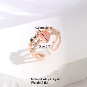 Crystal Adjustable Ring