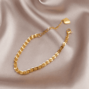 Beautiful Chained Gold Plated Adjustable Bracelet / Anklet