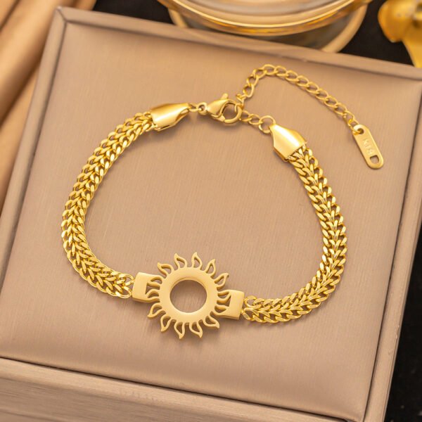 Luxe Sunshine Gold Plated Bracelet / Anklet - Image 4